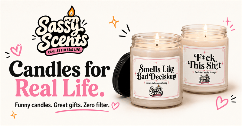 Funny candle gifts for friends, coworkers, and couples