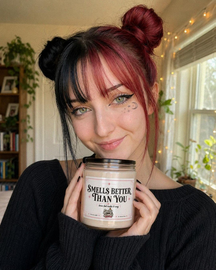 Customer photo of a Sassy Scents candle
